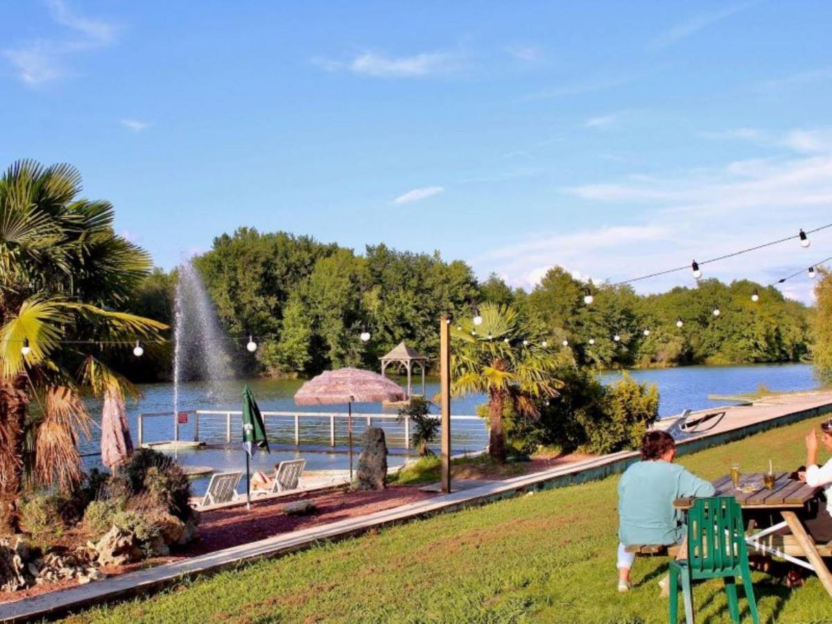 Camping Les Lacs D'Armagnac Bretagne-d'Armagnac Esterno foto