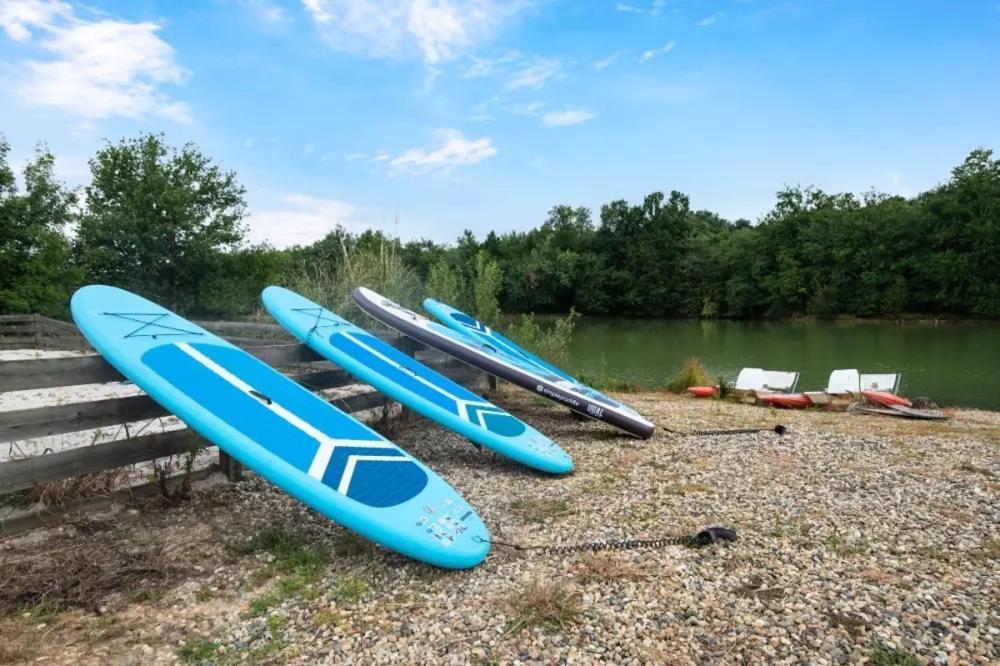 Camping Les Lacs D'Armagnac Bretagne-d'Armagnac Esterno foto