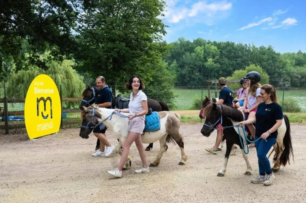 Camping Les Lacs D'Armagnac Bretagne-d'Armagnac Esterno foto